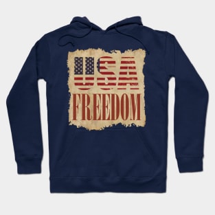 Freedom. USA. Patriotic Collection Hoodie